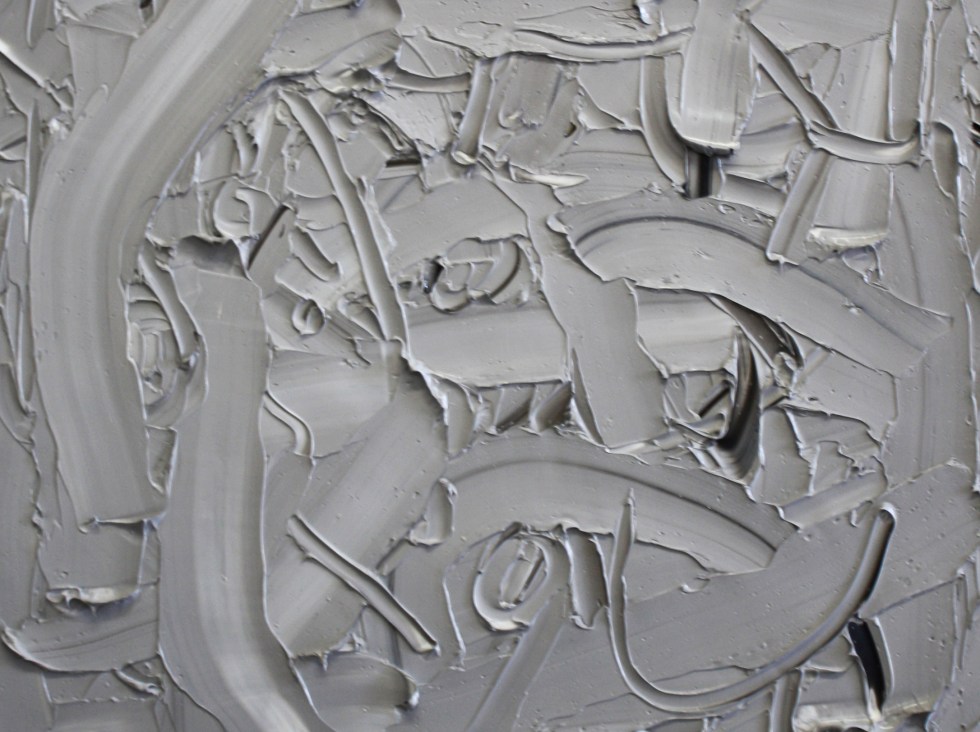 Liat Yossifor, Detail of “Night Dancer”, 82 by 60 inches, oil on linen, 2013