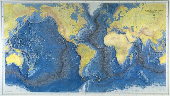 World Ocean Floor Map (1959) – Marie Tharp and Bruce Heezen