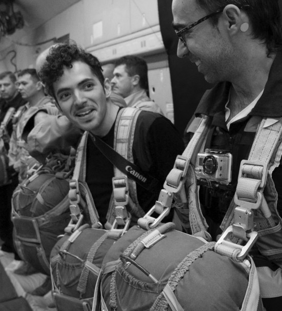 Mexican space artist Nahum preparing for takeoff. Photo: Space Affairs.